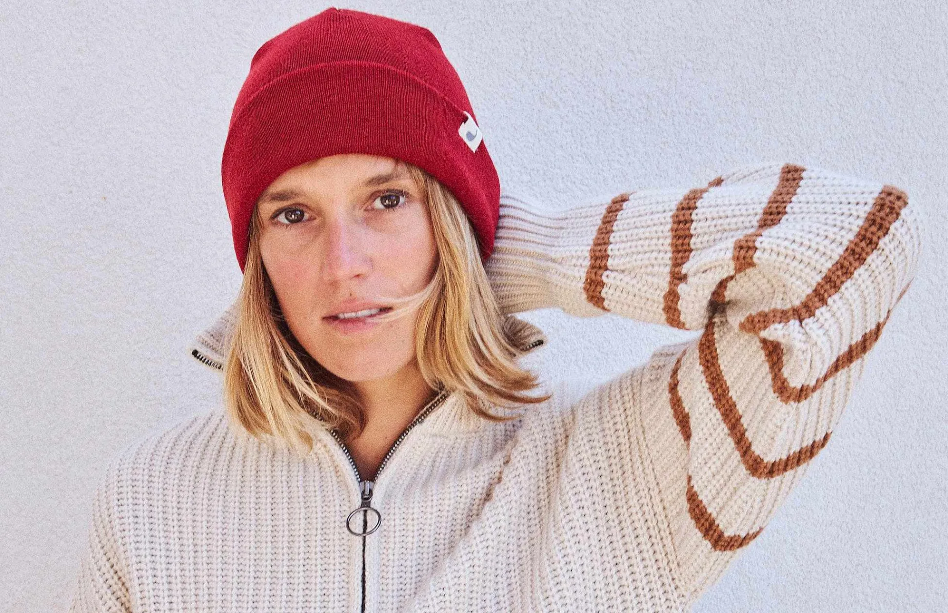 Merino-Mutze Fur Damen