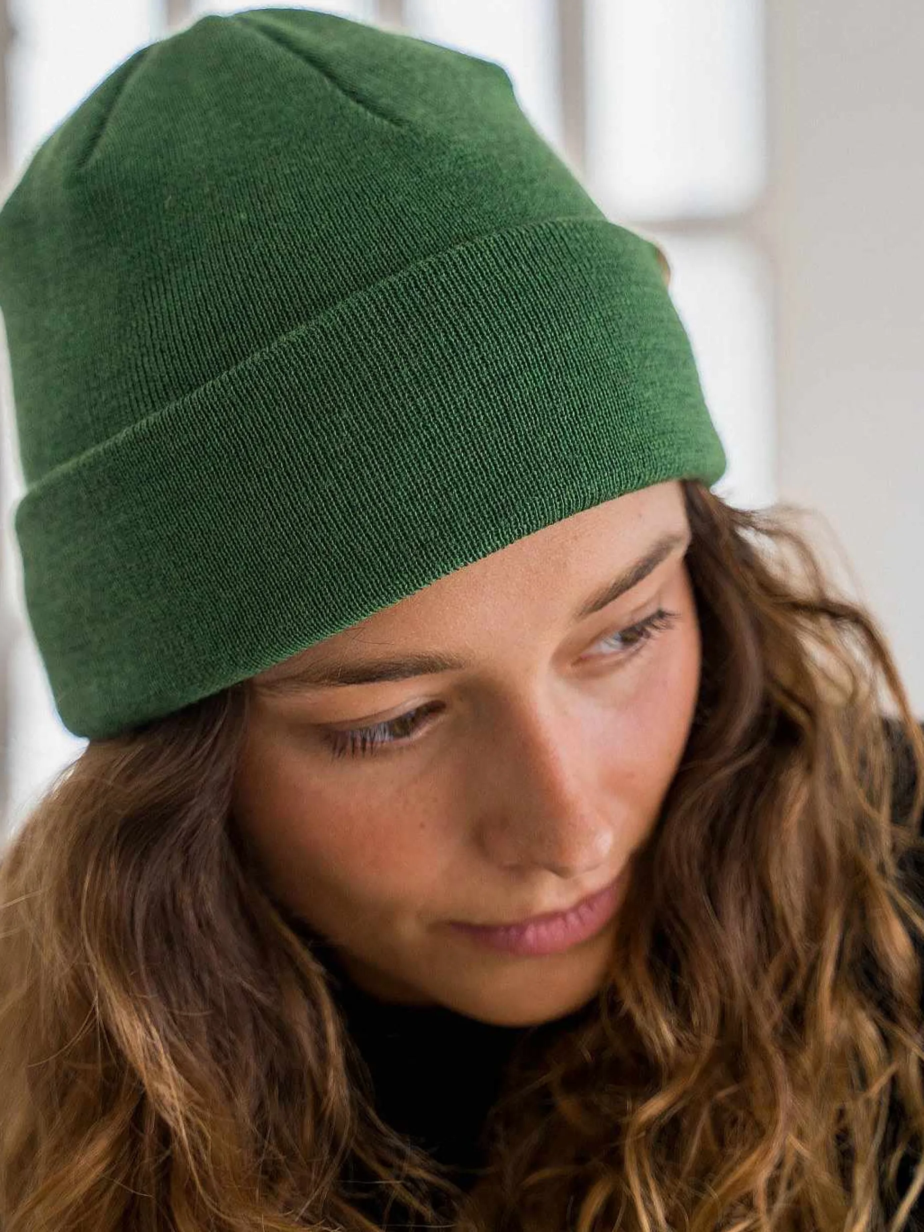 Merino-Mutze Fur Damen
